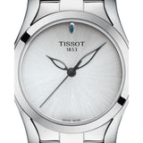 Buy Shop Tissot T Wave Silver Dial Silver Steel Strap Watch For Women - T112.210.11.031.00 USA Online