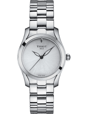 Buy Shop Tissot T Wave Silver Dial Silver Steel Strap Watch For Women - T112.210.11.031.00 USA Online