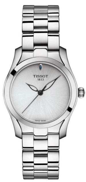 Buy Shop Tissot T Wave Silver Dial Silver Steel Strap Watch For Women - T112.210.11.031.00 USA Online