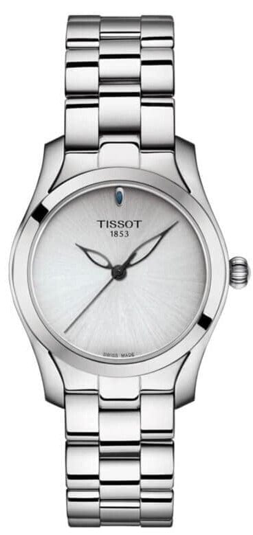 Buy Shop Tissot T Wave Silver Dial Silver Steel Strap Watch For Women - T112.210.11.031.00 USA Online