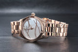 Buy Shop Tissot T Wave T Lady Mother of Pearl Dial Rose Gold Steel Strap Watch For Women - T112.210.33.111.00 USA Online