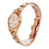 Buy Shop Tissot T Wave T Lady Mother of Pearl Dial Rose Gold Steel Strap Watch For Women - T112.210.33.111.00 USA Online