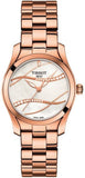 Buy Shop Tissot T Wave T Lady Mother of Pearl Dial Rose Gold Steel Strap Watch For Women - T112.210.33.111.00 USA Online