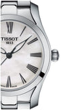 Buy Shop Tissot T Wave T Lady Mother of Pearl Dial Silver Steel Strap Watch For Women - T112.210.11.113.00 USA Online