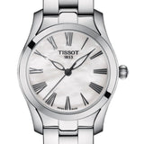 Buy Shop Tissot T Wave T Lady Mother of Pearl Dial Silver Steel Strap Watch For Women - T112.210.11.113.00 USA Online