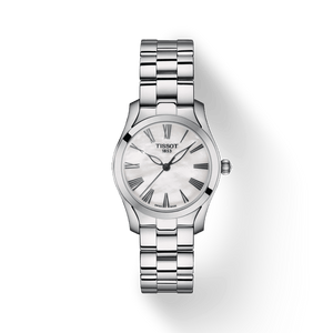 Buy Shop Tissot T Wave T Lady Mother of Pearl Dial Silver Steel Strap Watch For Women - T112.210.11.113.00 USA Online