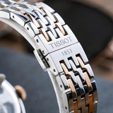 Buy Shop Tissot Le Locle Powermatic 80 Silver Dial Two Tone Steel Strap Watch For Men - T006.407.22.036.01 USA Online