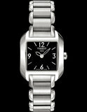 Buy Shop Tissot T Wave Black Dial Silver Steel Strap Watch for Women - T02.1.285.52 USA Online