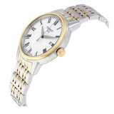 Buy Shop Tissot T Classic Carson Quartz White Dial Two Tone Steel Strap Watch for Men - T085.410.22.013.00 USA Online