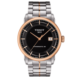 Buy Shop Tissot Luxury Powermatic 80 Black Dial Silver Steel Strap Watch For Men - T086.407.22.051.00 USA Online