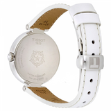 Buy Shop Tissot T Lady Flamingo Mother of Pearl White Dial White Leather Strap Watch For Women - T094.210.26.111.01 USA Online