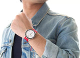 Buy Shop Tissot Quickster Chronograph NBA Houston Rockets Special Edition White Dial Two Tone NATO Strap Watch for Men - T095.417.17.037.12 USA Online