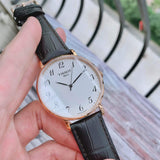 Buy Shop Tissot T Classic Everytime White Dial Black Leather Strap Watch For Men - T109.610.36.032.00 USA Online