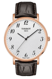 Buy Shop Tissot T Classic Everytime White Dial Black Leather Strap Watch For Men - T109.610.36.032.00 USA Online