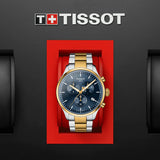 Buy Shop Tissot Chrono XL Classic Blue Dial Two Tone Steel Strap Watch for Men - T116.617.22.041.00 USA Online