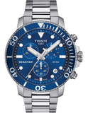 Buy Shop Tissot Seastar 1000 Chronograph Blue Dial Silver Steel Strap Watch For Men - T120.417.11.041.00 USA Online