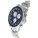 Tissot Supersport Chrono Blue Dial Silver Steel Strap Watch For Men - T125.617.11.041.00