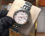 Buy Shop Tissot Le Locle Automatic Double Happiness Lady Silver Dial Silver Steel Strap Watch For Women - T41.1.183.35 USA Online