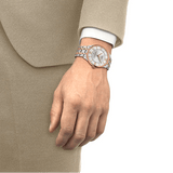 Buy Shop Tissot Tissot Chemin Des Tourelles Powermatic 80 Silver Dial Two Tone Steel Strap Watch for Men - T139.407.22.038.00 USA Online