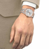 Buy Shop Tissot Tissot Chemin Des Tourelles Powermatic 80 Silver Dial Two Tone Steel Strap Watch for Men - T139.407.22.038.00 USA Online