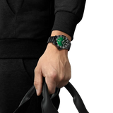 Buy Shop Tissot Tissot Seastar 1000 Quartz Green Dial Black Steel Strap Watch for Men - T120.410.33.091.00 USA Online