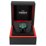 Buy Shop Tissot Tissot Seastar 1000 Quartz Green Dial Black Steel Strap Watch for Men - T120.410.33.091.00 USA Online