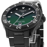 Buy Shop Tissot Tissot Seastar 1000 Quartz Green Dial Black Steel Strap Watch for Men - T120.410.33.091.00 USA Online