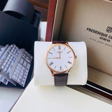 Buy Shop Tissot Tradition 5.5 White Dial Brown Leather Strap Watch for Men - T063.409.36.018.00 USA Online