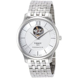 Buy Shop Tissot Tradition Powermatic 80 Open Heart Automatic Watch For Men - T063.907.11.038.00 USA Online