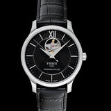 Buy Shop Tissot Tradition Powermatic 80 Open Heart Automatic Watch For Men - T063.907.16.058.00 USA Online