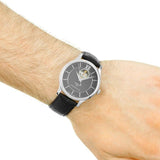 Buy Shop Tissot Tradition Powermatic 80 Open Heart Automatic Watch For Men - T063.907.16.058.00 USA Online