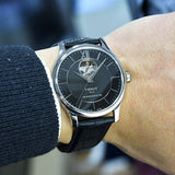 Buy Shop Tissot Tradition Powermatic 80 Open Heart Automatic Watch For Men - T063.907.16.058.00 USA Online