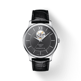 Buy Shop Tissot Tradition Powermatic 80 Open Heart Automatic Watch For Men - T063.907.16.058.00 USA Online