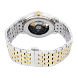 Buy Shop Tissot Tradition Powermatic 80 Open Heart Silver Dial Two Tone Steel Strap Watch For Men - T063.907.22.038.00 USA Online