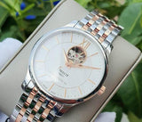 Buy Shop Tissot Tradition Powermatic 80 Open Heart Silver Dial Two Tone Steel Strap Watch For Men - T063.907.22.038.01 USA Online