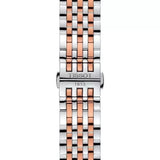 Buy Shop Tissot Tradition Powermatic 80 Open Heart Silver Dial Two Tone Steel Strap Watch For Men - T063.907.22.038.01 USA Online