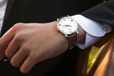 Buy Shop Tissot T Classic Tradition Silver Dial Brown Leather Strap Watch For Men - T063.610.16.038.00 USA Online