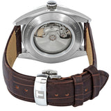Buy Shop Tissot Gentleman Powermatic 80 Silicium Silver Dial Brown Leather Strap Watch For Men - T127.407.16.031.01 USA Online