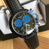 Buy Shop Tissot V8 Alpine Carbon Chronograph Black Dial Black Leather Strap Watch For Men - T106.417.16.201.00 USA Online