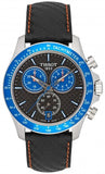 Buy Shop Tissot V8 Alpine Carbon Chronograph Black Dial Black Leather Strap Watch For Men - T106.417.16.201.00 USA Online