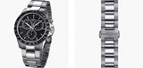 Buy Shop Tissot V8 Quartz Chronograph Black Dial Silver Steel Strap Watch For Men - T106.417.11.051.00 USA Online
