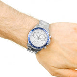 Buy Shop Tissot V8 Quartz T Sport Chronograph White Dial Silver Steel Strap Watch For Men - T106.417.11.031.00 USA Online