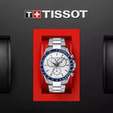 Buy Shop Tissot V8 Quartz T Sport Chronograph White Dial Silver Steel Strap Watch For Men - T106.417.11.031.00 USA Online