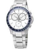 Buy Shop Tissot V8 Quartz T Sport Chronograph White Dial Silver Steel Strap Watch For Men - T106.417.11.031.00 USA Online