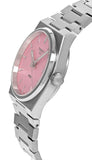 Tissot PRX Quartz Pink Dial Silver Steel Strap Watch for Women - T137.210.11.331.00