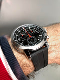 Buy Shop Tissot PRC 200 Chronograph Black Dial Black Rubber Strap Watch for Men - T114.417.17.057.00 USA Online