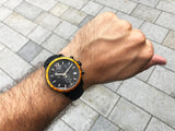Buy Shop Tissot T Sport Quickster Chronograph Black Dial Black Rubber Strap Watch For Men - T095.417.36.057.01 USA Online