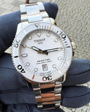 Tissot Seastar 1000 Lady White Dial Silver Steel Strap Unisex Watch - T120.210.11.011.00