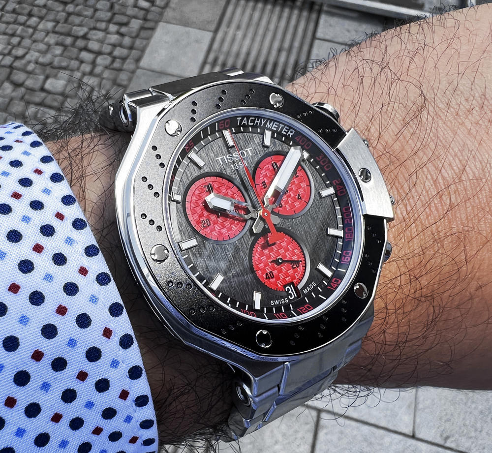 Buy Shop Tissot T Race Marc Marquez Limited Edition Black Dial Silver Steel Strap Watch for Men - T141.417.11.051.00 USA Online