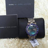 Buy Shop Marc Jacobs Amy Purple Dial Black Steel Strap Watch for Women - MBM3224 USA Online